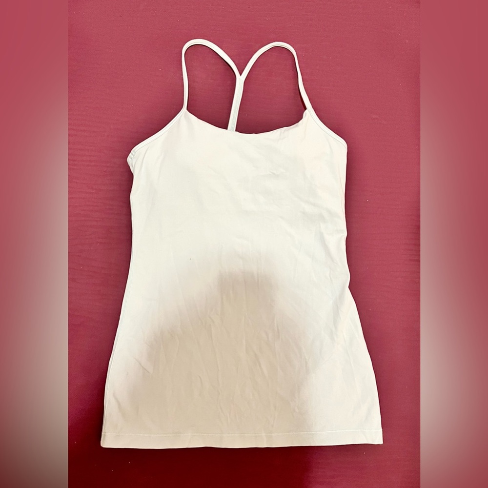 Lululemon power Y tank in Mint Moment (built in bra). Size 6.
